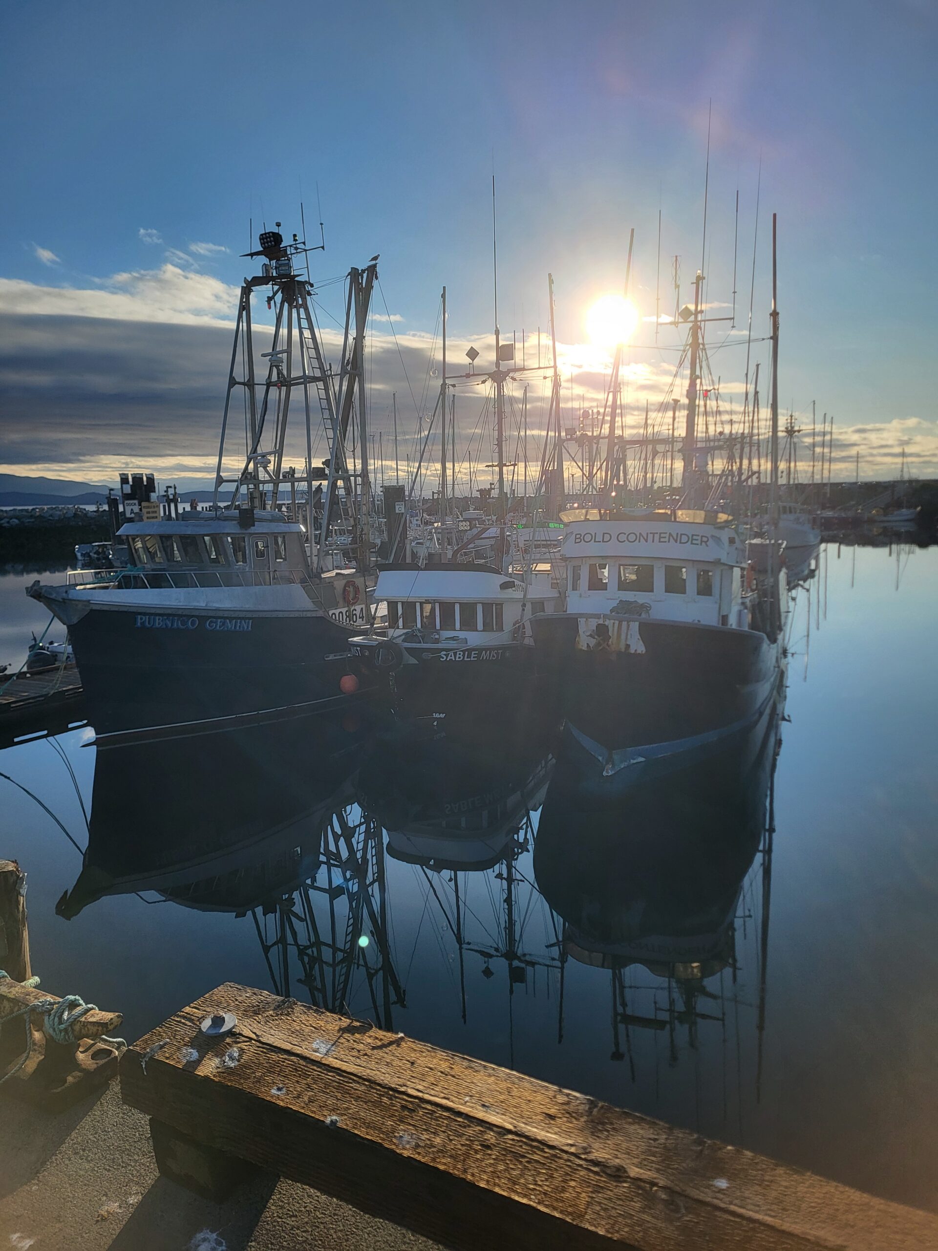 Fishing boats at French Creek Marina