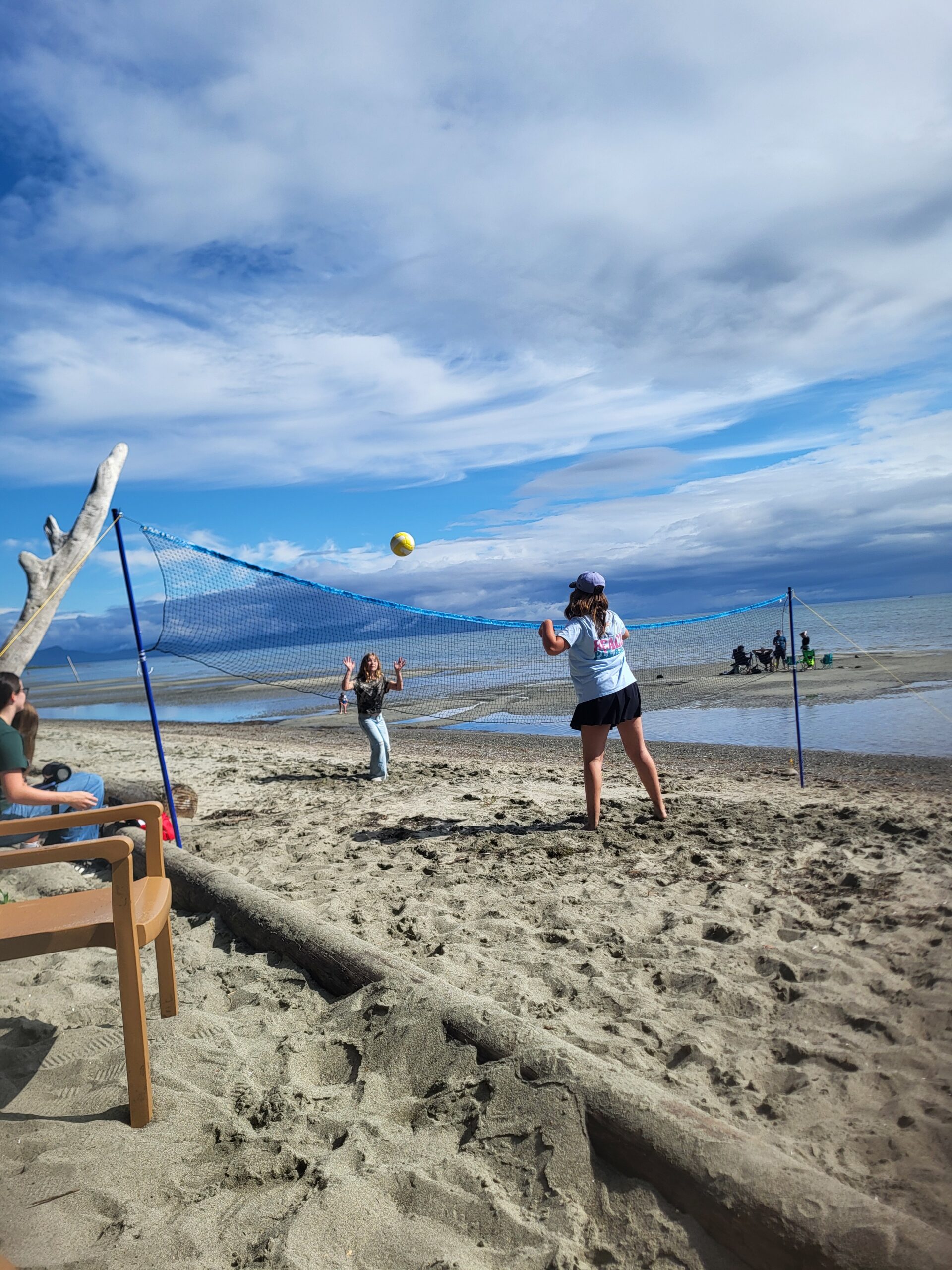 Beach volleyball at Rathtrevor Beach